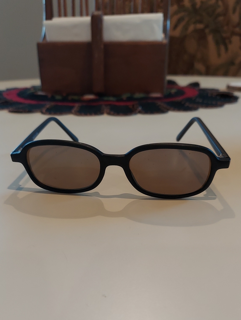 Vintage Frankie Sunglasses In Black & Olive